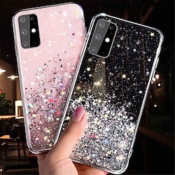 Phone Case For Samsung Galaxy S24 S23 S22 S21 S20 Plus Ultra A73 A53 A33 A72 A52 A42 Note 20 10 S25 Ultra Back Cover Glitter Shine Glitter Shine TPU