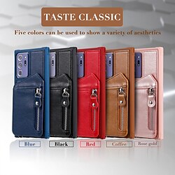 telefoon hoesje Voor Samsung Galaxy Achterkant Leren etui Wallet Card Case S20 S20 Plus S20 ultra S2