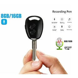 M8 Mini Digital Voice Recorder Voice Activated Recorder Micro Car Key Sound Recorder Portable MP3 Player Convenient for a long time Christmas Gift