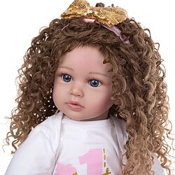 24 inch Reborn Doll Baby Girl Saskia lifelike Gift Lovely Silicone Vinyl with Clothes and Accessories for Girls' Birthday and Festival Gifts Lightinthebox