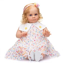 24 inch Reborn Toddler Doll Doll Baby Girl Reborn Baby Doll lifelike Gift Best Quality Lovely Cloth with Clothes and Accessories for Girls' Birthday and Festival Gifts / Festive Lightinthebox