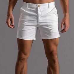 Homme a la mode Decontractee Short Short chino Poche Court Pantalon du quotidien Micro-elastique Cou
