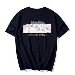 geinspireerd door Jujutsu Kaisen Gojo Satoru T-Shirt Anime 100% Polyester Anime Harajuku Grafisch St