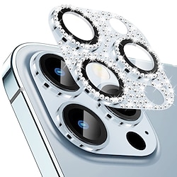 diamant serie metalen camera lens beschermer voor telefoon 13 pro max/13 pro 3d metaal plus 9h gehar
