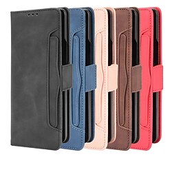 telefoon hoesje Voor Samsung Galaxy Wallet Card Case Z-vouw 2 Z Fold3 Schokbestendig Sleuven voor ka