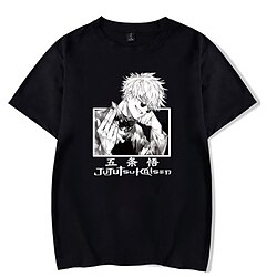 geinspireerd door Jujutsu Kaisen Gojo Satoru Ryomen Sukuna T-Shirt Anime 100% Polyester Anime Haraju