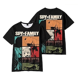 geinspireerd door SPYFAMILIE Loid vervalser Uw vervalser Anya Forger Cosplay kostuum T-Shirt 100% P