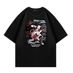 geinspireerd door Demon Slayer: Kimetsu no Yaiba Kamado Nezuko T-Shirt Anime 100% Polyester Anime Ha