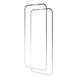 2-pack screenprotector van gehard glas voor iphone 13/13 pro 6.1 inch ultrahelder 2.5d edge 9h hardh