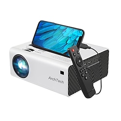 archtech y6 1080p projector led draagbare projector 3300 lumen wifi sync display lcd home theater mo