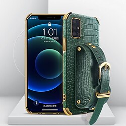 telefoon hoesje Voor Samsung Galaxy Achterkant Leren etui S20 S10 S10 Plus A71 Samsung Note 10 Lite 