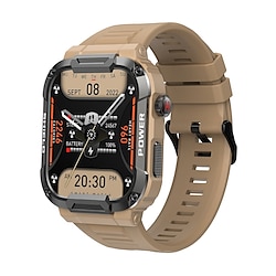 Light in the box iPS mk66 Slimme horloge 1.85 inch(es) Smart horloge Bluetooth Stappenteller Gespreksherinnering Activiteitentracker Compatibel met: Android iOS Dames Heren Waterbestendig Lange stand-by Handsfree