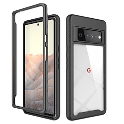 Phone Case For Google Pixel 7 Pixel 7 Pro Pixel 6 Back Cover Bumper Frame Full Body Protective Dustproof Solid Colored TPU PC