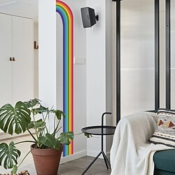 Image of bordo carta da parati arcobaleno decorazione soggiorno camera dei bambini autoadesiva Lightinthebox