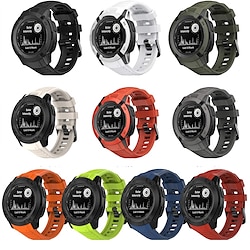 Watch Band for Garmin Instinct 2X Soft Silicone Replacement  Strap Elastic Adjustable Breathable Sport Band Wristband