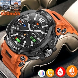 Light in the box T90 Slimme horloge 1.5 inch(es) Smart horloge Bluetooth Stappenteller Gespreksherinnering Activiteitentracker Compatibel met: Smartphone Heren Lange stand-by Handsfree bellen Waterbestendig IP 67 57