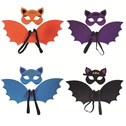 Bats Mask Halloween Rekvisita Pojkar Flickor Semester Halloween Prestanda Fest Halloween Karnival Barnens Dag Enkla Halloween kostymer miniinthebox