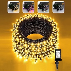 10M 20M 30m Verlichtingsslingers 100/200/300 LEDs 2835 SMD Warm wit Wit Meerkleurig Creatieve lichtslingers Kerstverlichting Vakantie Bruiloft Kerst decoratie 24 V Lightinthebox