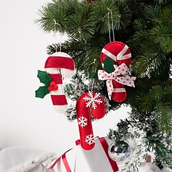 3 st julgodis prydnadssaker julgran hängande tyg prydnader dekorationer festlig säsong hängen för hem bar butik miniinthebox