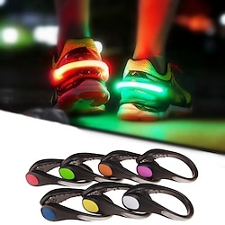 2 stuks schoen cip light nacht veiligheidswaarschuwing led sterk licht schoen clip hardlopen fietsen fiets led verlichte schoen clip led lichtgevende clip Lightinthebox