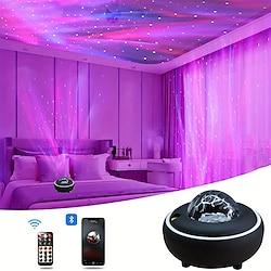 Rosssetta Star Projector Galaxy Light Projector With Remote/BT Control Star Light Projector Speaker For Bedroom/Ceiling/Home Decor Led Light Projector For Kids  Adults