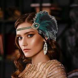 Retro Vintage 1920s Flapper Headband Headbands The Great Gatsby Women's Halloween Masquerade Prom Party / Cocktail Headband