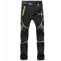 Men's Cargo Pants Cargo Trousers Hiking Pants Buttons Elastic Waist Zipper Pocket Color Block Comfort Breathable Casual Daily Holiday Sports Fashion Black Army Green