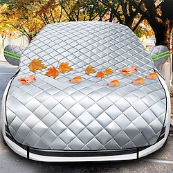 Starfire Car Front Windshield Snow Shield Anti-Freeze Cover Wind Shield Snow Shield Anti-Frost Cover Cloth Winter Snow Protection Thickened Winter