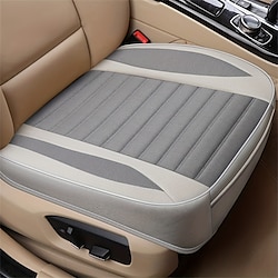 Car Seat Cover Full Cover Flax Cushion Seasons Universal Breathable For Most Four-Door Sedan Suv Ultra-Luxury Car