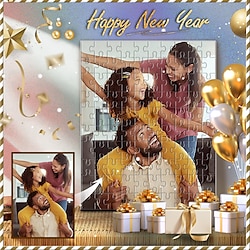 Custom Photo Puzzle Gift Picture Gifts, Jigsaw Puzzles Custom Puzzle White Card Paper, Create Personalized Gift 100Pcs Women/men Personalized Valentine Gift Custom Made