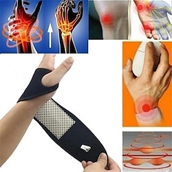 1pc Self Heating Magnetic Warm Wristband Wrist Support Brace Guard Protector Winter Essential Thanksgiving Gift for Parents