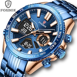 LIGE Men Quartz Watch Diamond Luxury Large Dial Business Calendar Date Zinc alloy Watch