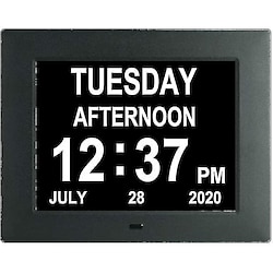 Digital Dementia Clock Calendar Clock Day Date Clock Large Display Large Clear Unabbreviated Time And Date Valentine's Day for Him