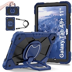 Tablet Case Cover For Samsung Galaxy Tab A9 8.7 S8 Plus 12.4'' S8 11'' S7 Plus FE A8 10.5'' A7 Lite 8.7'' A7 10.4'' A 8.0 A9 Plus 11 Handle 360° Rotation Shoulder Strap Armor PC Silicone