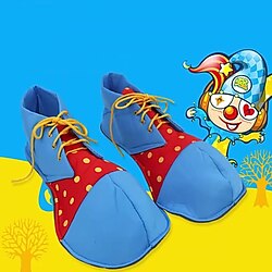 Het Burleske clown Clown Schoenen Feestkostuum Gemaskerd Bal Volwassenen Voor heren Dames Outfits Cosplay Prestatie Feest Toneel Carnaval Maskerade Makkelijk carnavalskostuum Lightinthebox