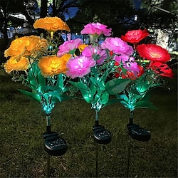 7 hoofden led-zonnelicht buiten waterdichte tuin bloem binnenplaats gazon pad bruiloft decoratieve lamp Lightinthebox