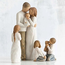 New American Style Figurines Family Decorations Creative Wedding Gifts Home And Office Resin Crafts