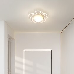 led-plafondlamp bloemvorm acryl metaal natuurlijk moderne stijl spuitverf decoratie 1-lichts 25cm 110-120v 220-240v Lightinthebox