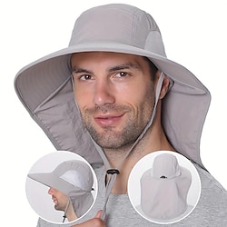 Image of Cappello da pescatore da esterno per uomo e donna, crema solare ad asciugatura rapida, protezione UV traspirante per pesca alpinismo spiaggia campeggio viaggi Lightinthebox