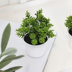Image of pianta in vaso con foglie di ginkgo realistiche Lightinthebox