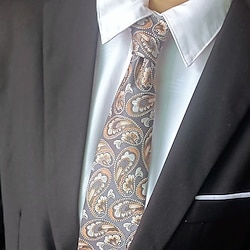 Image of Cravatta da uomo 1 pezzo larghezza 8 cm cravatta da sposo sposo cravatta da manager aziendale Lightinthebox