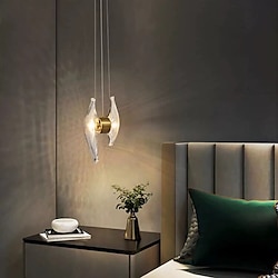 Light in the box 1/2-lichts 31 cm hangende lantaarn design hanglampwarm wit roestvrij staal gegalvaniseerd led slaapkamer eetkamer 110-240v