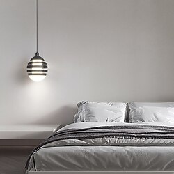 Light in the box 1-lichts 8 cm enkele design hanglamp aluminium geschilderde afwerkingen moderne Scandinavische stijl slaapkamer eetkamer 110-240v