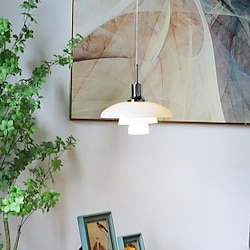 Light in the box 1-lichts 28,5 cm hanglamp met enkel ontwerp metaal geschilderde afwerkingen moderne Scandinavische stijl slaapkamer café 110-240v