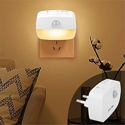 Light in the box led-nachtlampje bewegingssensor plug-in voor thuis hal trap keukenkast kast slaapkamer nachtlampje