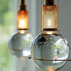 Light in the box 1-lichts 15 cm hanglamp met enkel ontwerp metaal geschilderde afwerkingen moderne Scandinavische stijl slaapkamer eetkamer 110-240v