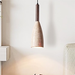 Light in the box 1-lichts 10 cm hanglamp met enkel ontwerp metaal steen geschilderde afwerkingen moderne Scandinavische stijl slaapkamer eetkamer 110-240v