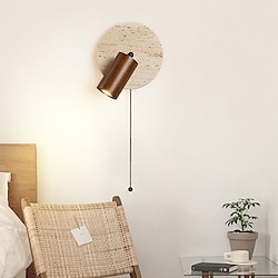 Light in the box led-wandlamp moderne trekketting steen e27 wandlampen creatieve wandkandelaars verstelbaar nordic voor slaapkamer, woonkamer, nachtkastje, gangwandkandelaars