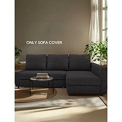 FRIHETEN Sofa Bed Cover for Dogs, IKEA Friheten Sofa Bed Sleeper Cover, Replacement Corner Couch Slipcover with Right Chaise or Left Chaise Washable Furniture Protector