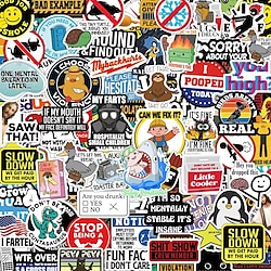 150pcs Funny Stickers for Adults, Suitable For Bumpers,Safety Helmets,Water Bottles,Colleagues,Computers Vinyl Waterproof Decals